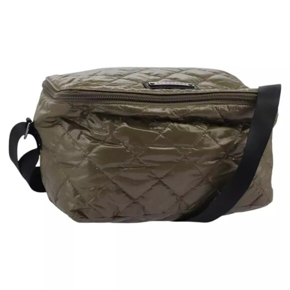 BURBERRY Shoulder Bag Nylon Khaki Auth ti2658 - Picture 2 of 16